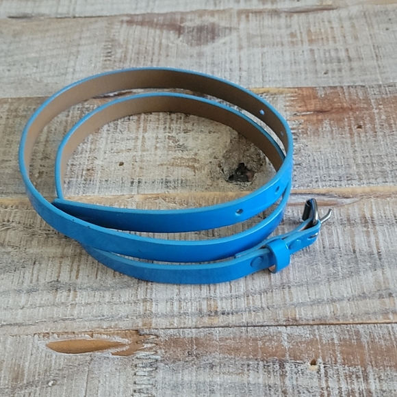 Turquoise Skinny Belt - Picture 1 of 1